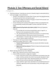 Understanding Sex Offenses Types Theories And Factors Course Hero