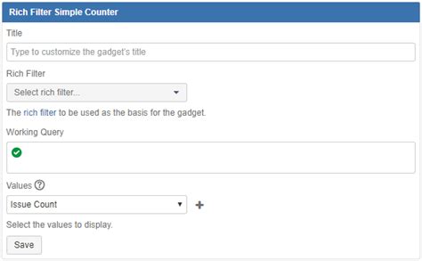 The Rich Filter Simple Counter Gadget Rich Filters For Jira Dashboards 1 22 Documentation