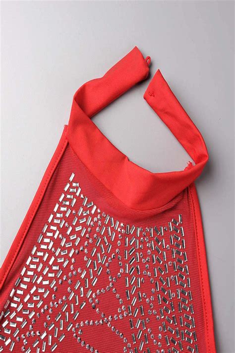 Wholesale Blue Sexy Hot Drilling Sequined Halter Skinny Jumpsuits K Online