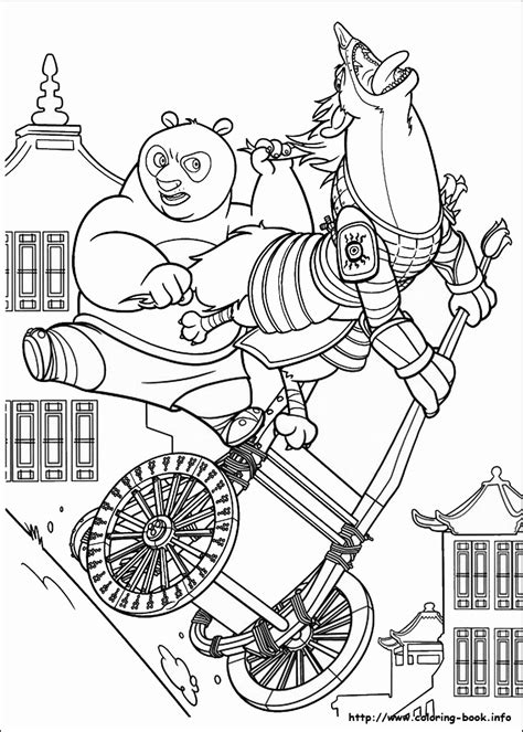 Kung Fu Panda Coloring Pages