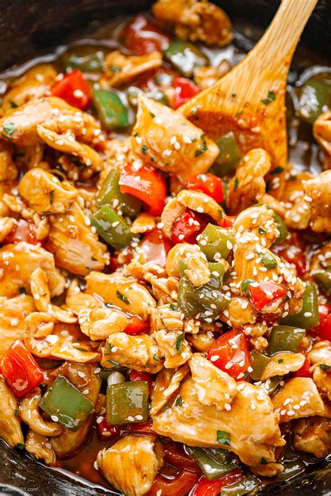 Pepper Chicken Stir Fry Recipe Chicken Stir Fry Recipe With Peppers