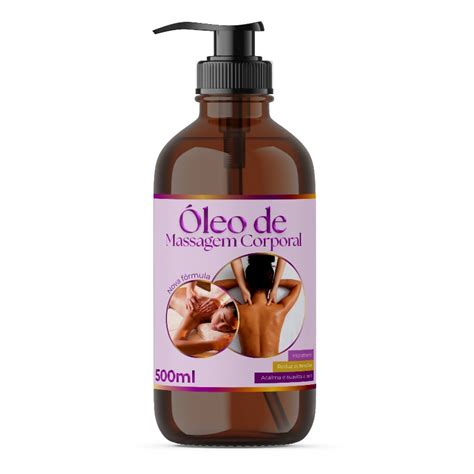Melhor Oleo Para Massagem - Oleo Para Massagem Tratamento Corporal Sensual Natural 500ml | Shopee ...