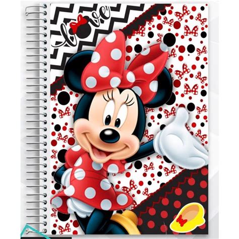 Adesivo Escolar Para Capa De Caderno Minnie Shopee Brasil