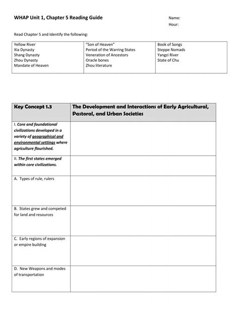 Whap Unit 1 Chapter 5 Reading Guide Key Concept 13 The