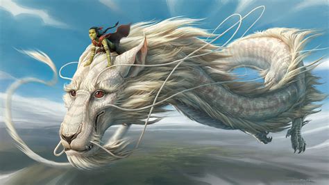 Flying Over Fantasia Personal Take On Atreyu And Falkor From The