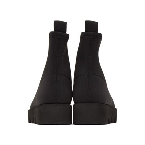 Issey Miyake Black United Nude Edition Short Bounce Boots Issey Miyake Men