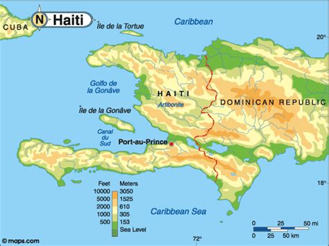 Harta Haiti Consulta Harta Fizica A Insulahaiti Pe Infoturismro