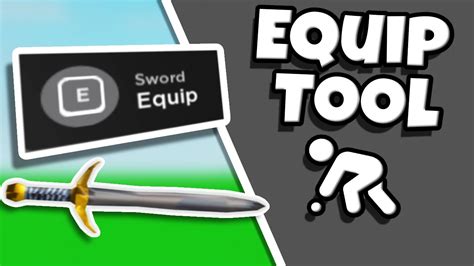 How To Make An E To Equip Tool In Roblox Studio Without Scripting Youtube