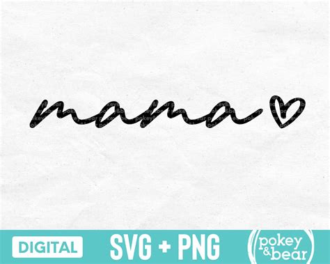 Mama Svg Mom Svg Mom Life Svg Mama Shirt Svg Mama Heart Etsy