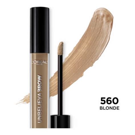 L Oreal Paris Unbelieva Brow Tinted Brow Gel Longwear Waterproof 560 Blonde 0 15 Fl Oz Fred Meyer