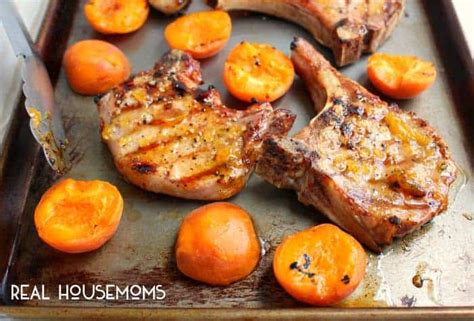 Apricot Glazed Grilled Pork Chops ⋆ Real Housemoms