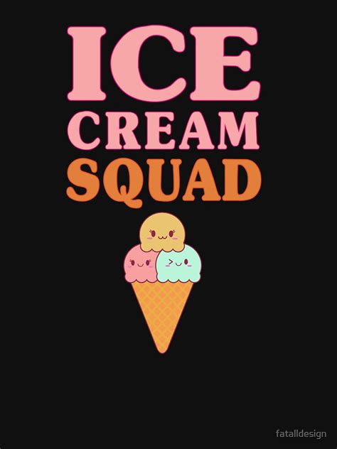 Funny Ice Cream Squad Kawaii Ice Cream Squad Kawaii Stickers Ice