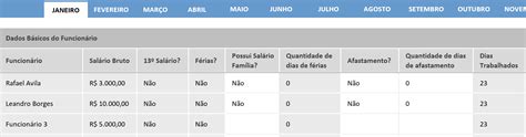 Como Calcular Folha De Pagamento No Excel Blog Luz