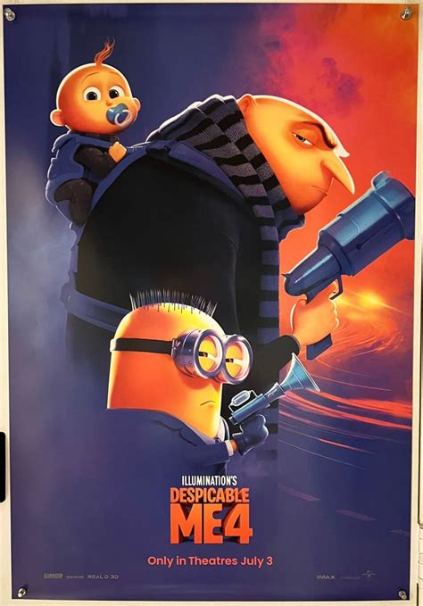 Despicable Me 4 2024 Movie Poster Sold By Corporation Prodigious