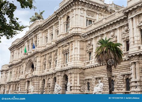 View Of Palazzo Di Giustizia Palace Of Justice In Rome Editorial Stock