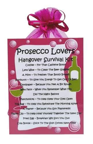 Prosecco Lovers Hangover Survival Kit Just Add A Bottle Of Prosecco