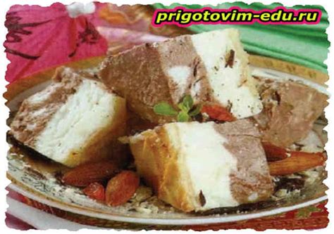 Сырное парфе с шоколадом