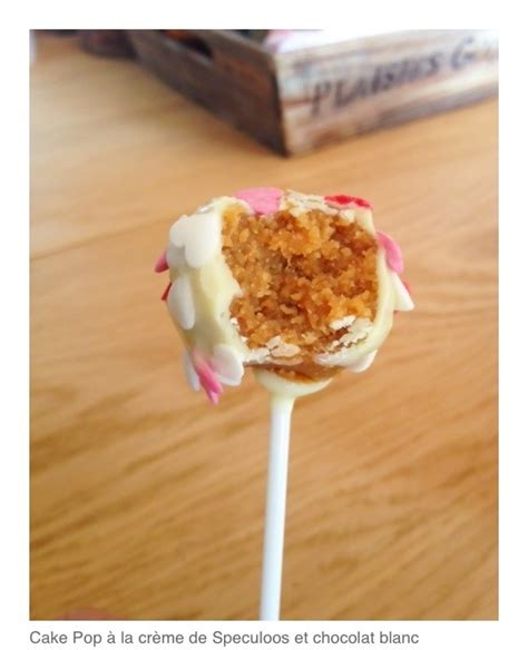 Cake Pops La Cr Me De Speculoos Et Gla Age Au Chocolat Blanc The