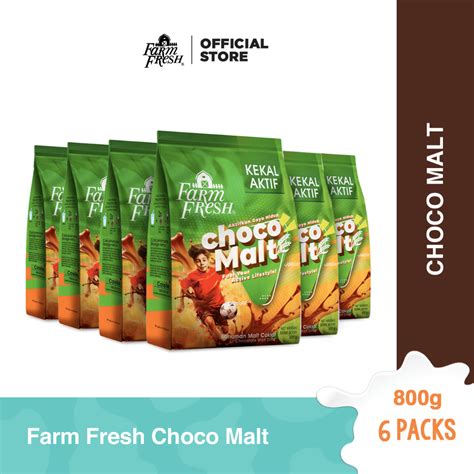 Farm Fresh Choco Malt Powder G X Pack Shopee Malaysia