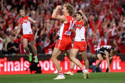 Sydney Swans Beat Collingwood By One Point To Reach AFL Grand Final