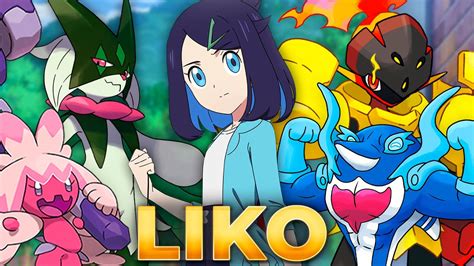 Equipo Completo De Liko Anime Pok Mon Horizontes Youtube