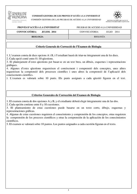 005B SOL PAU Biología julio 2014 COMISSIÓ GESTORA DE LES PROVES