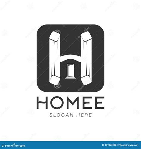 Initial Letter H House Home Modern Logo Ideas Inspiration Logo Design