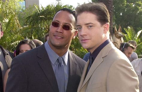 The Rock Celebrates Brendan Fraser After Emotional Standing Ovation