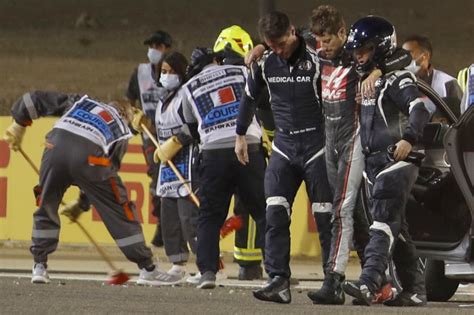 Romain Grosjean Passar Mais Uma Noite No Hospital Antes De Ter Alta