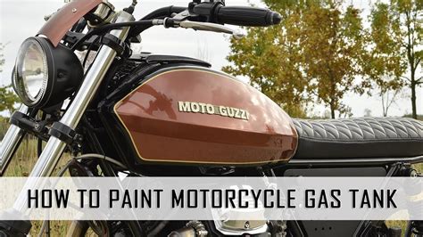 Motorcycle Fuel Tank Restoration How To Custom Multicolored Paint And