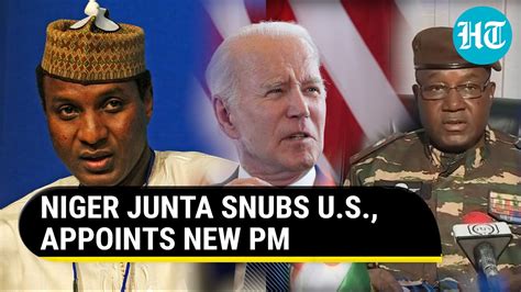 Top U S Diplomat Snubbed By Niger Junta New Prime Minister Appointed