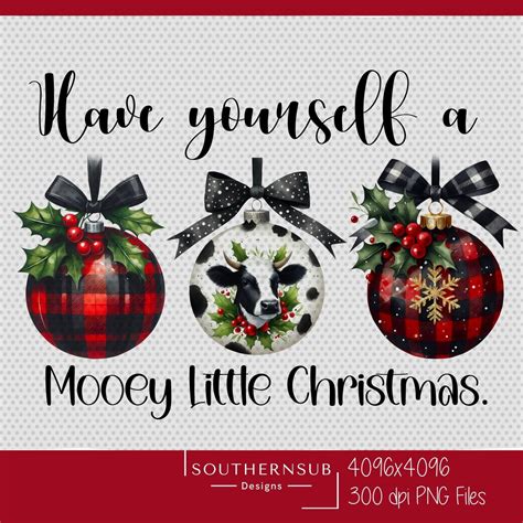 Four Christmas Ornaments, Sublimation Design, Farmhouse Style, PNG Files, Digital Downloads - Etsy