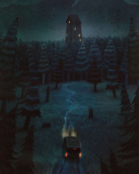 Spooky Nights - Etsy Canada | Night art, Horror art, Aesthetic art