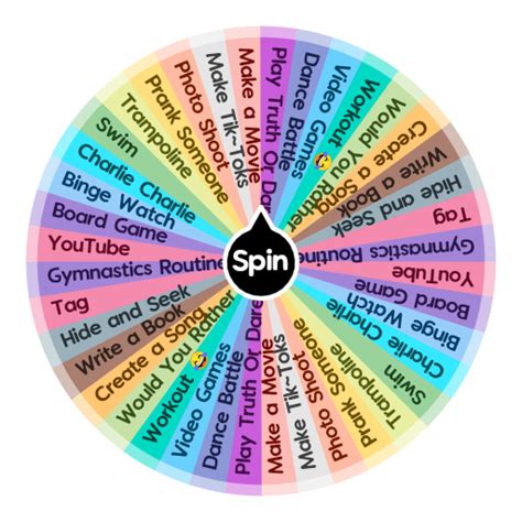 Sleepover Ideas | Spin the Wheel - Random Picker