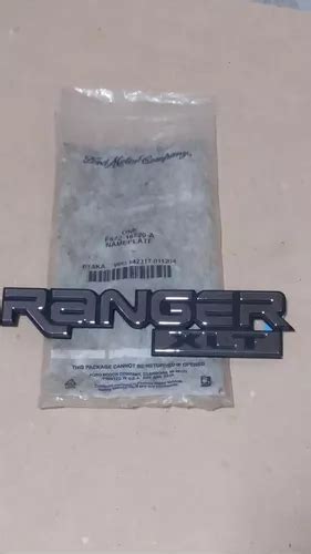 Emblema Ranger Xlt Lateral Cromado E Preto Original Novo Frete Gr Tis