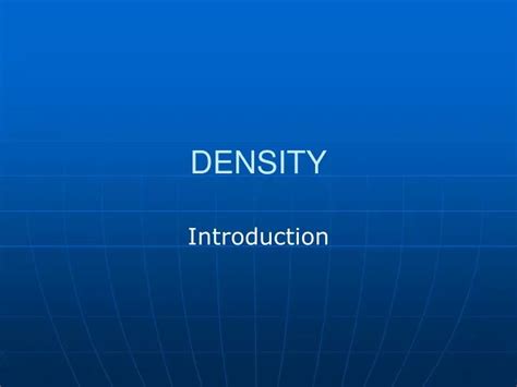 Ppt Density Powerpoint Presentation Free Download Id1703323