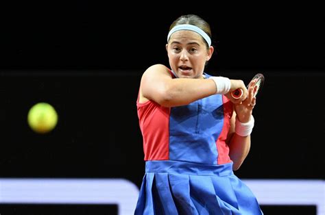 After A Convincing First Set Tennis Player Ostapenko Loses To The