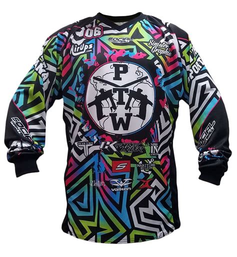 PTW Paintball Jersey Unpadded SMPL, Psycho - Social Paintball