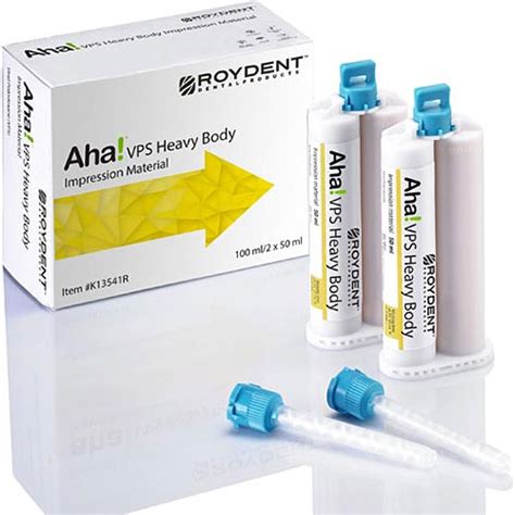 Aha VPS Impression Material Heavy Body 2 50 Ml Cartridges 12