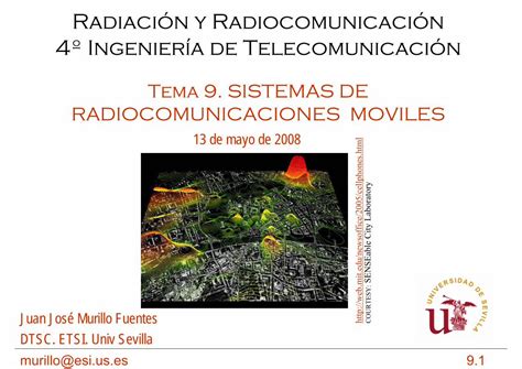 Pdf Radiaci N Y Radiocomunicaci N Ingenier A De Murillo Esi