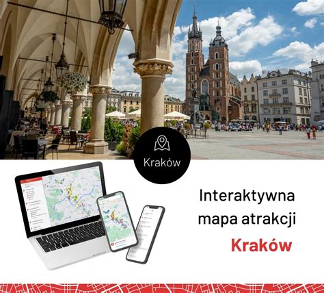 Kraków Interaktywna mapa atrakcji Sklep podróżniczy Polskie