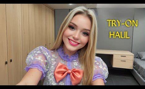 4K 2025 Transparent Try On Haul No Bra See Through Lingerie Try On Haul Transparent
