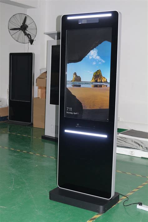 Floor Standing Touch Screen Kiosk With Motion Sensor China Kiosk With