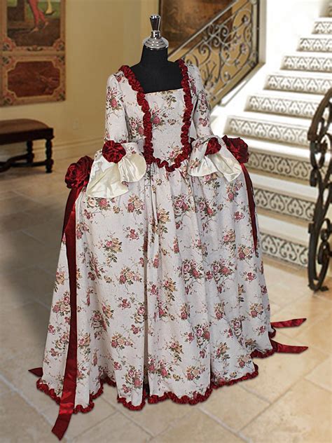 Floral Pattern Renaissance Dress No 31 406 00 Usd Medieval And Renaissance Clothing