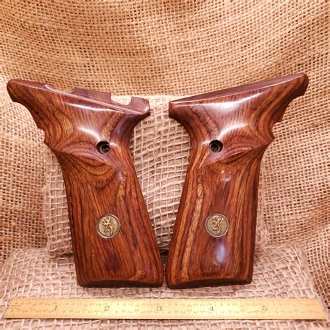 Factory Browning Buckmark 22 Lr Wood Pistol Grips Old Arms Of Idaho Llc