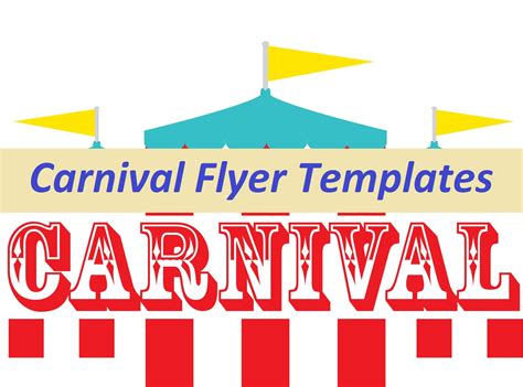 Carnival Flyer Templates Free Word Pdf Templates