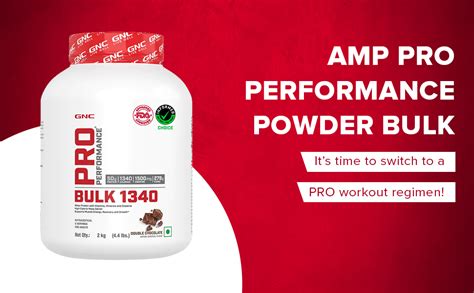 Gnc Pro Performance Bulk 1340 Mass Gainer 2 Kg 50 Gm Protein Double Chocolate Protein