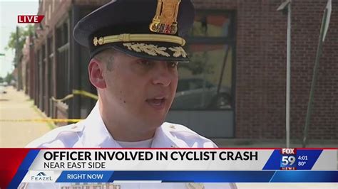 Cyclist In Critical Condition After Being Hit By Impd Officers Car