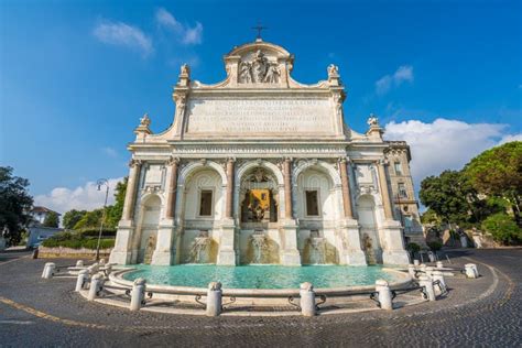 Acqua Paola Fountain En Roma Fontanone Foto De Archivo Imagen De Dell