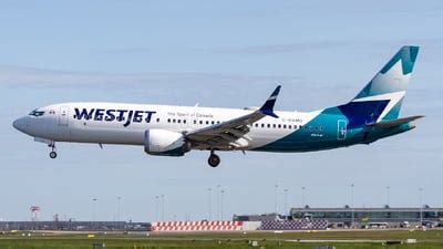 C GAMQ Boeing 737 8 MAX WestJet Airlines Derek MacPherson JetPhotos